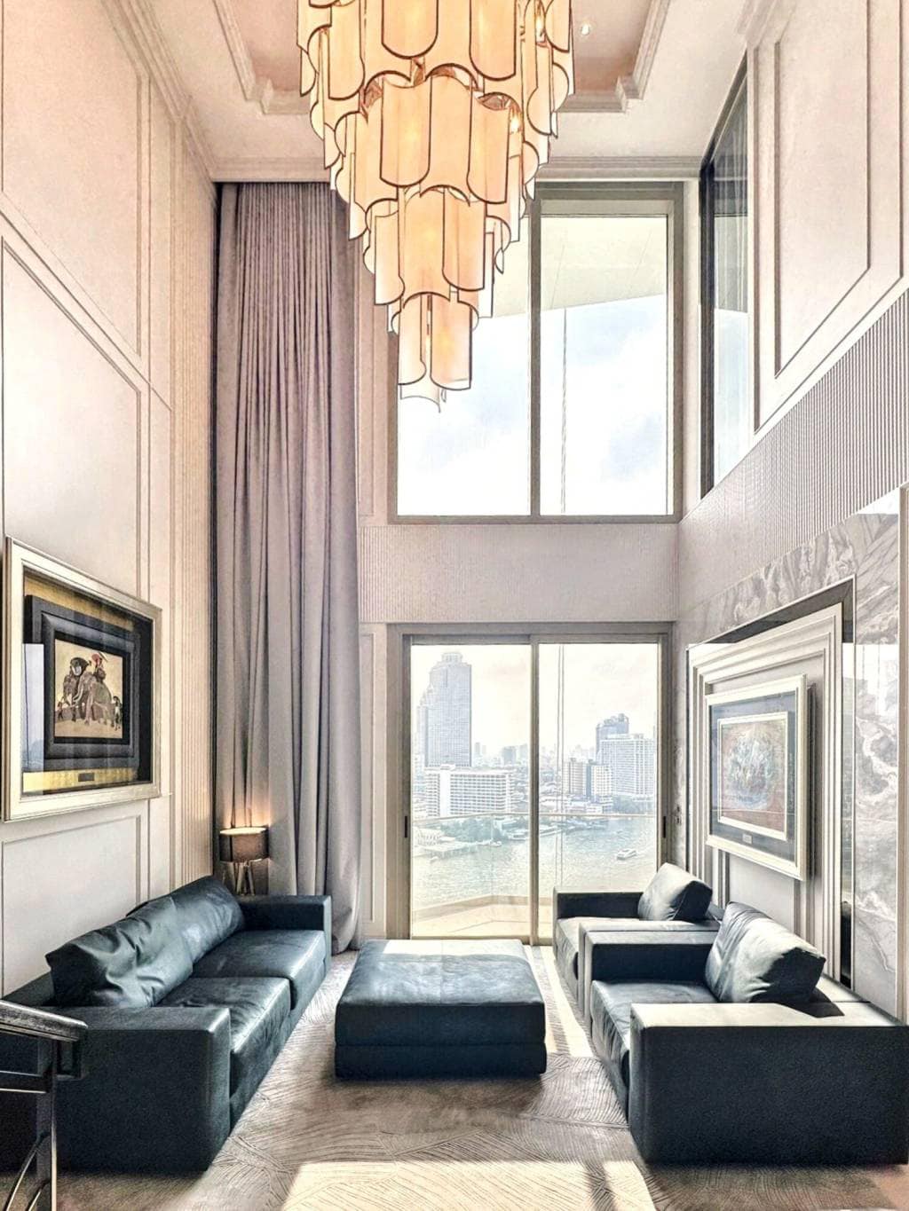 2-Bed, 2-Bath, 379 sqm Condo at The Residences Mandarin Oriental for Rent, ฿260,000/month, Saphan Taksin BTS, Luxury Living in Bangkok