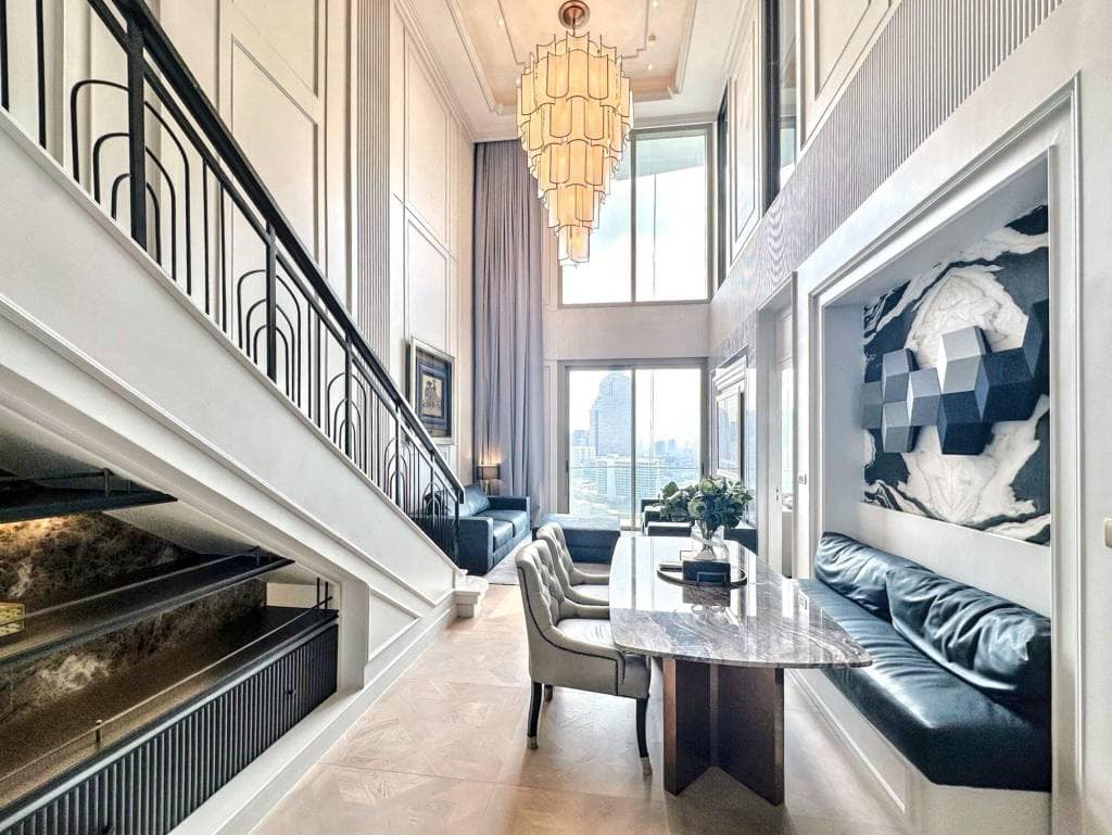 2-Bed, 2-Bath, 379 sqm Condo at The Residences Mandarin Oriental for Rent, ฿260,000/month, Saphan Taksin BTS, Luxury Living in Bangkok