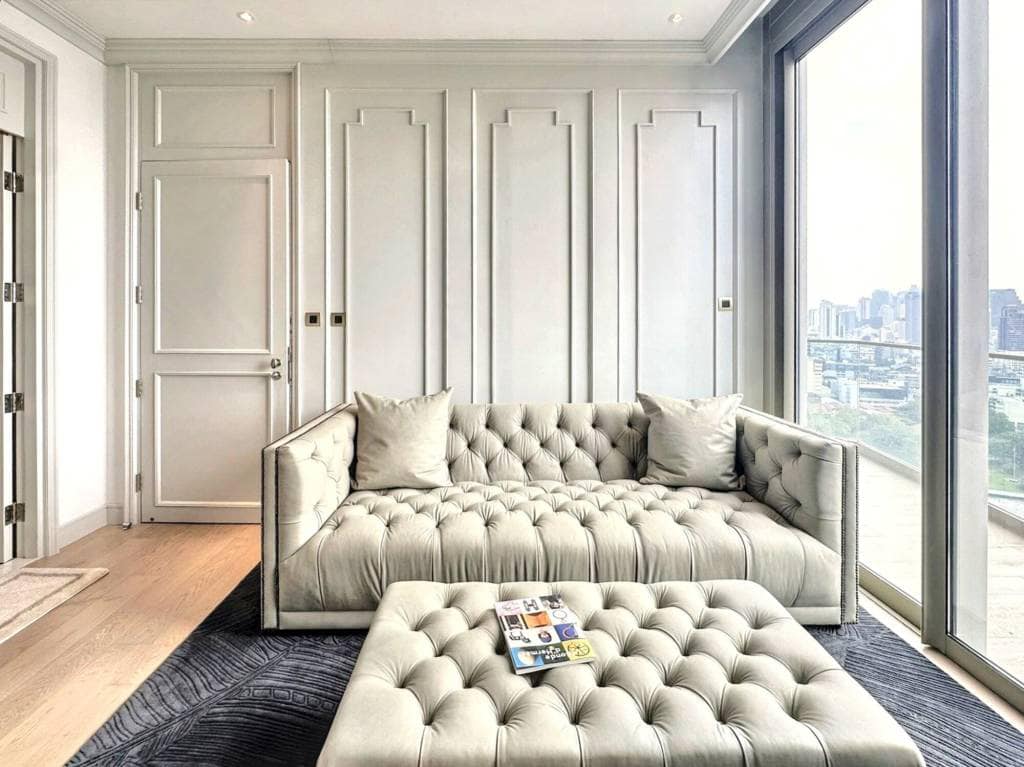 2-Bed, 2-Bath, 379 sqm Condo at The Residences Mandarin Oriental for Rent, ฿260,000/month, Saphan Taksin BTS, Luxury Living in Bangkok