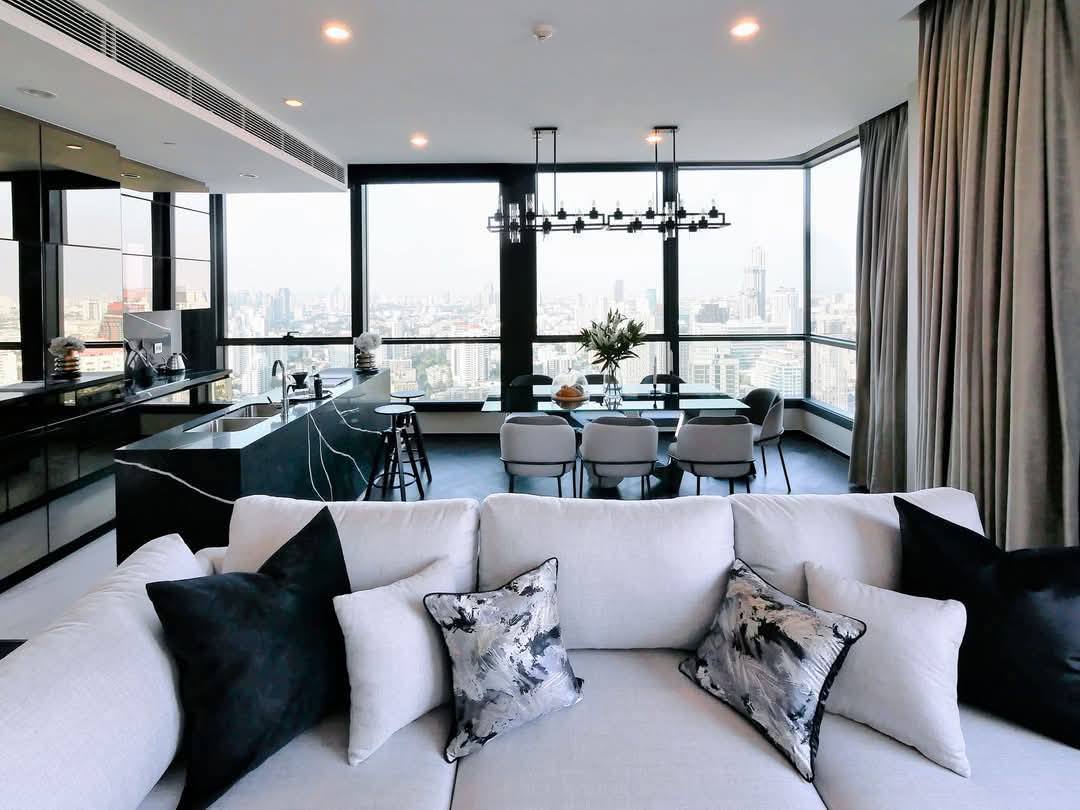 3-Bed, 3-Bath, 123.93 sqm Condo at The ESSE Sukhumvit 36 for Rent near BTS Thonglor, ฿190,000/month, Fully Furnished, Available from March 2025.