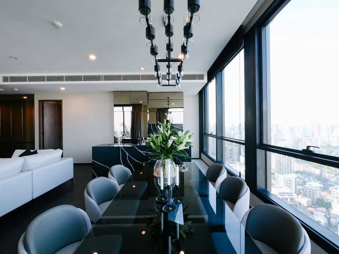 3-Bed, 3-Bath, 123.93 sqm Condo at The ESSE Sukhumvit 36 for Rent near BTS Thonglor, ฿190,000/month, Fully Furnished, Available from March 2025.