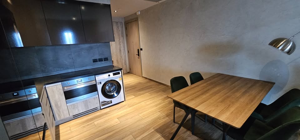 2-Bed, 1-Bath 75 sqm Condo at The Lofts Asoke, Rent 70K/Month, Near Phetchaburi MRT, Fully Furnished, Ready to Move In.