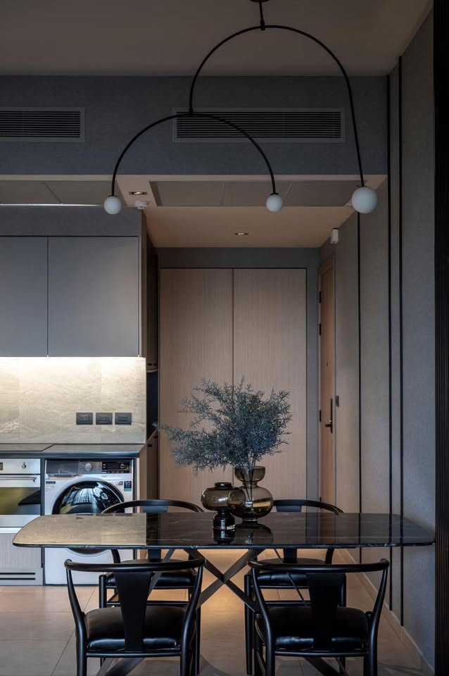 2-Bed, 1-Bath, 75 sqm Condo for Rent at The Lofts Asoke, ฿68,000/month, Near Phetchaburi MRT, Fully Furnished, Available February 21, 2025