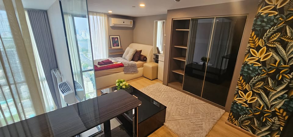 2-Bedroom, 1-Bathroom Condo at LIFE Rama 4-Asoke, 48.5 sqm, for Rent ฿43,000/month, 450m to MRT Queen Sirikit, City Views, Fully Furnished