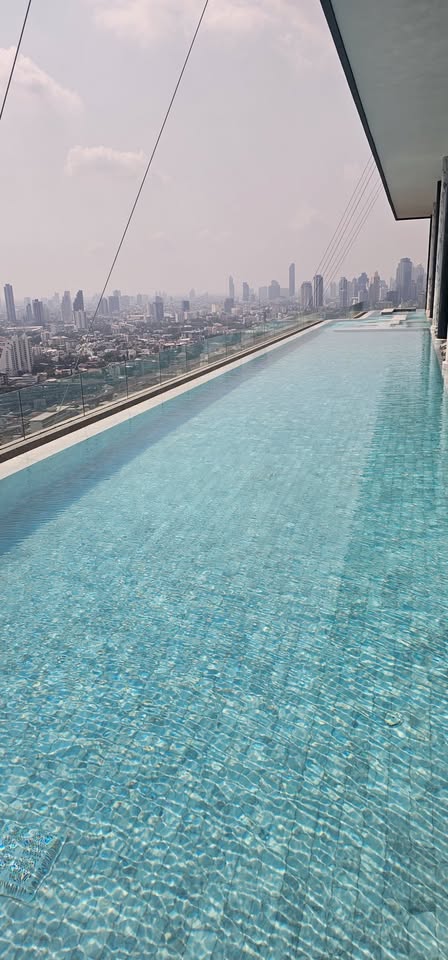 2-Bedroom, 1-Bathroom Condo at LIFE Rama 4-Asoke, 48.5 sqm, for Rent ฿43,000/month, 450m to MRT Queen Sirikit, City Views, Fully Furnished