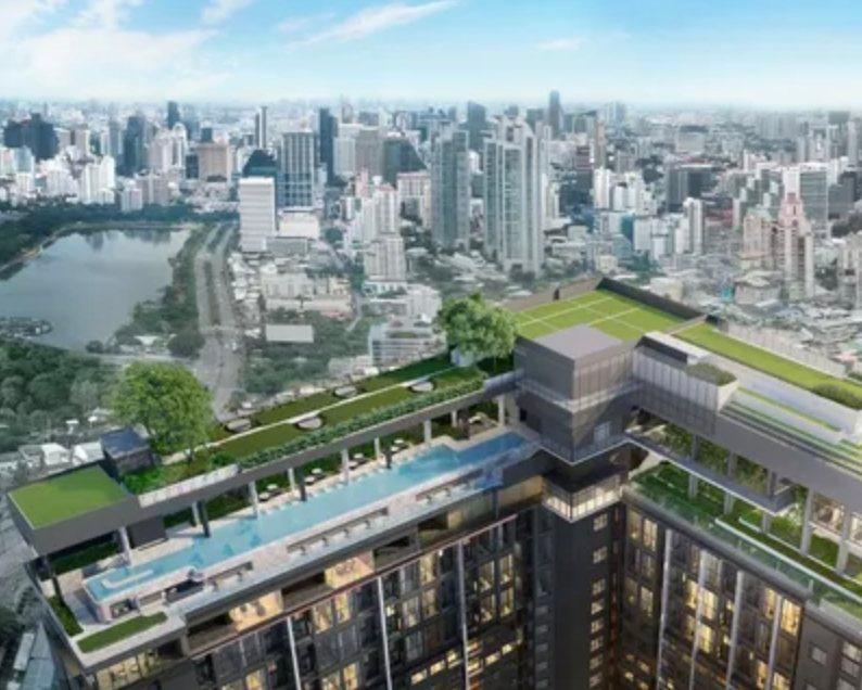 2-Bed, 1-Bath Condo for Rent at Life Rama 4 - Asoke, 47.3 sqm, ฿45,000/month, Near MRT Queen Sirikit, Modern Living in Central Bangkok