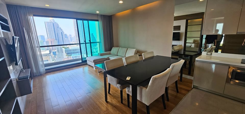 2-Bed, 2-Bath, 80 sqm Condo for Rent at The Address Sathorn, ฿52,000/month, Near BTS Saint Louis – Fully Furnished, Luxurious Urban Living in Prime Sathorn District