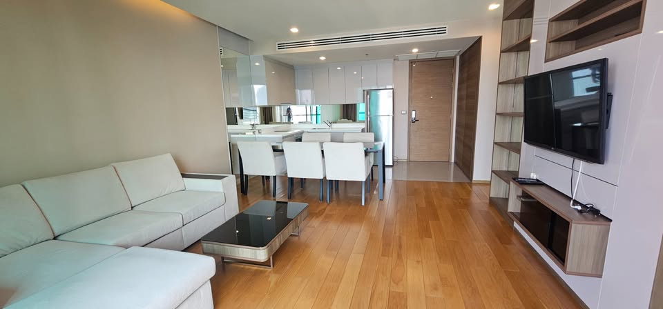 2-Bed, 2-Bath, 80 sqm Condo for Rent at The Address Sathorn, ฿52,000/month, Near BTS Saint Louis – Fully Furnished, Luxurious Urban Living in Prime Sathorn District