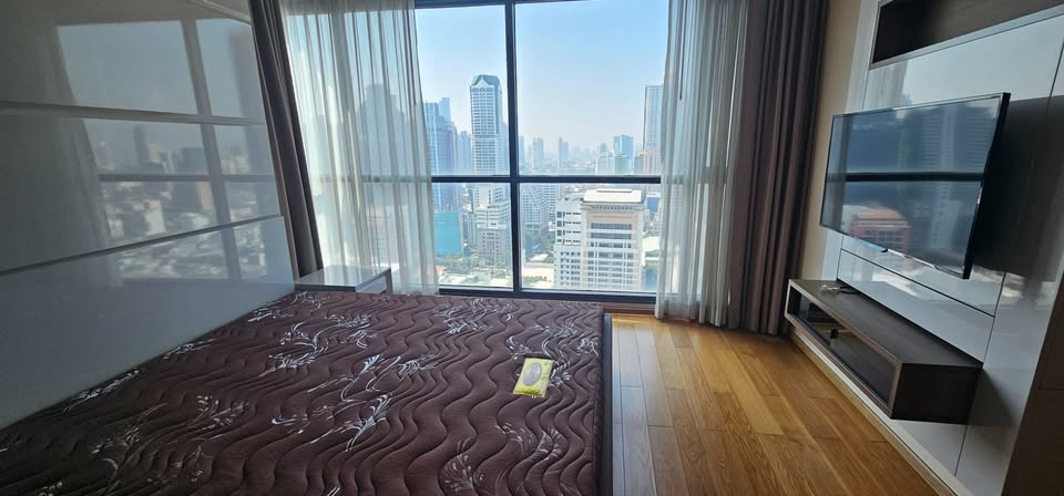 2-Bed, 2-Bath, 80 sqm Condo for Rent at The Address Sathorn, ฿52,000/month, Near BTS Saint Louis – Fully Furnished, Luxurious Urban Living in Prime Sathorn District