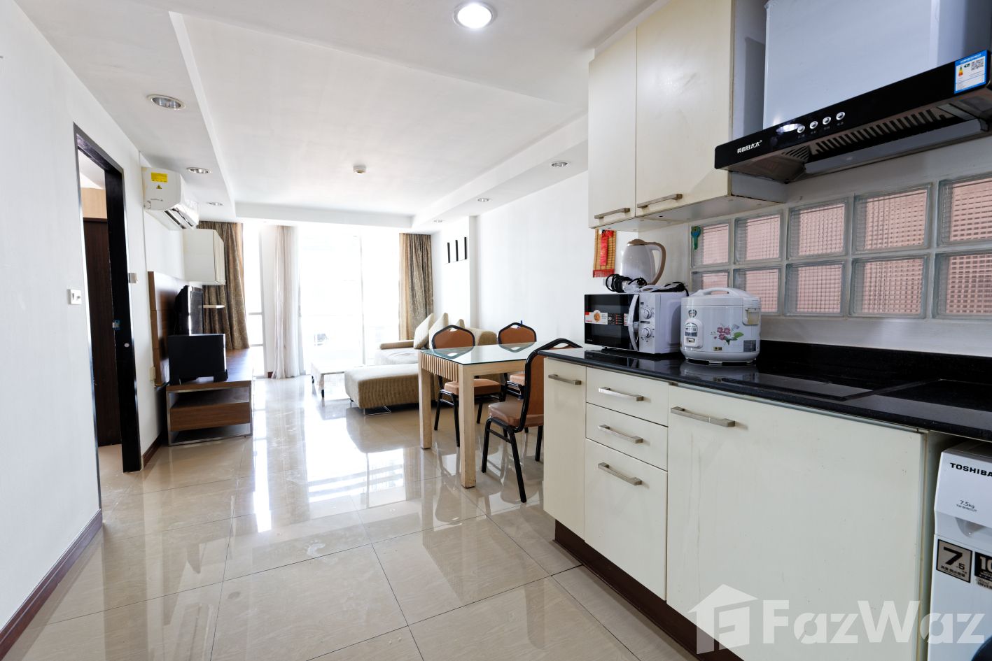 2 Bedrooms, 2 Bathrooms, 76 sqm condo at The Kris 2 Ratchada 17 for sale at ฿4,550,000. Modern amenities, great location in Din Daeng, Bangkok. Perfect for investment.