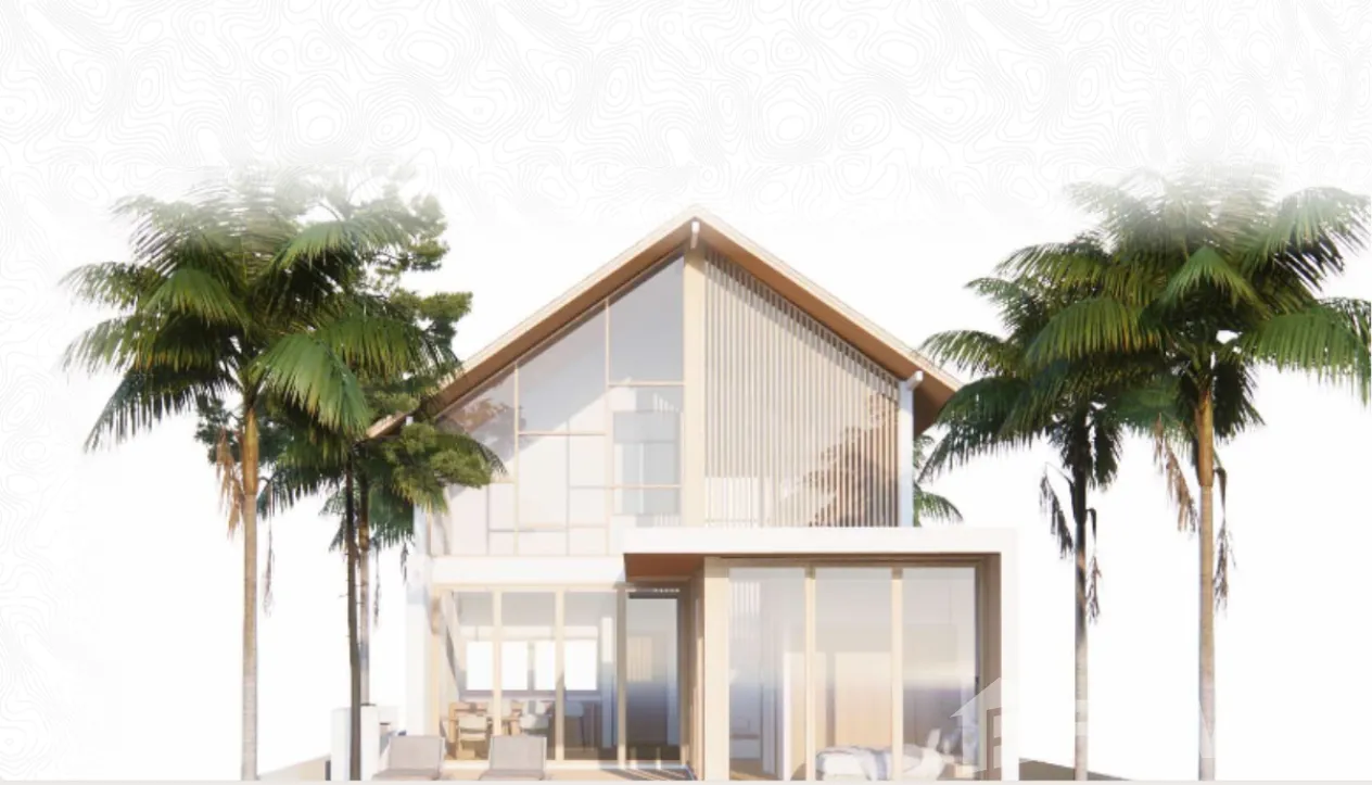 Explore this 2-bedroom, 2-bathroom villa for sale at Dao Phangan Coconut Grove Villas. Offering 96 sqm of luxury living space, priced at ฿6,500,000 in Koh Phangan.