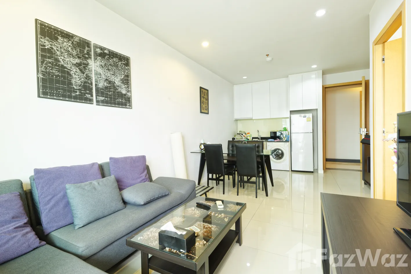 1-Bedroom, 1-Bathroom condo for sale at Circle Petchaburi, 47 sqm, at ฿4.6M. Ideal location near MRT, shopping, dining, and top schools. Perfect for city living.