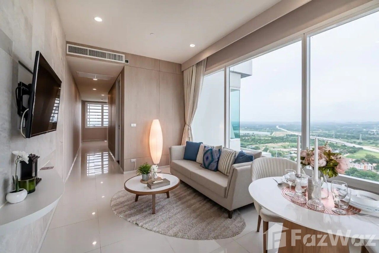 Luxury 1-bed, 1-bath, 59 sqm condo at Mövenpick Siam Na Jomtien, Pattaya. Stunning marina views, beachfront, and top amenities. For Sale: ฿8.5M.