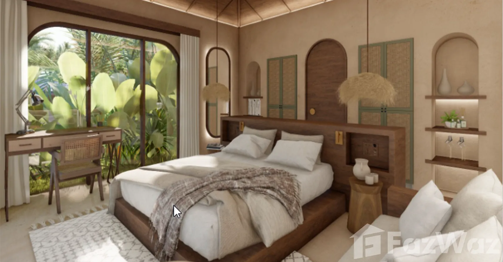 Luxury 1-bed, 1-bath 56 sqm villa at Oak & Verde, Koh Phangan. Private pool, garden, and terrace. For sale at ฿8,900,000. Contact us today!