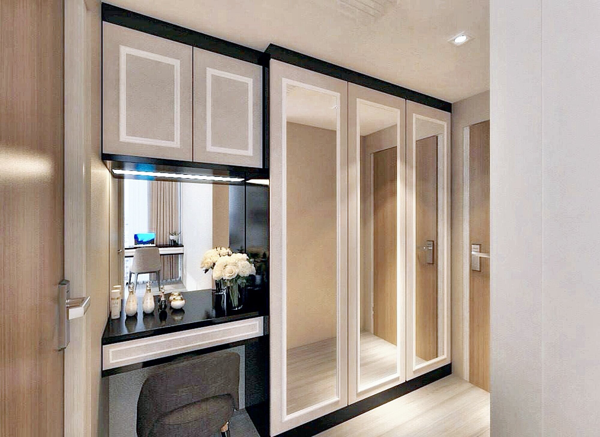 Luxury 2-bed, 2-bath condo for rent at Ashton Silom, 75 sqm, high floor, stunning city views. Prime CBD location near BTS & MRT. Rent: 83,000 THB/month.