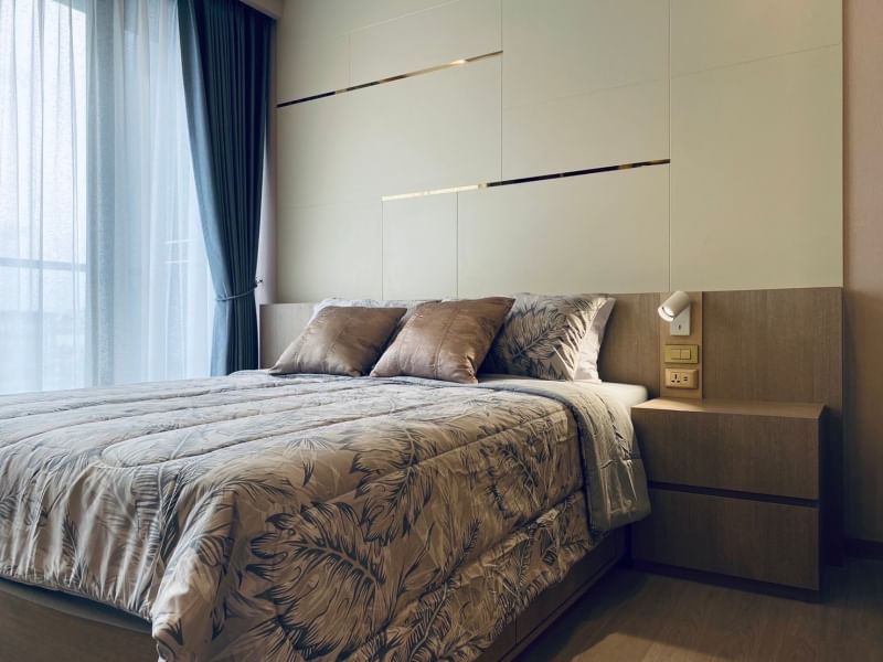 1-Bed 1-Bath 35.5 sqm condo at One9Five Asoke-Rama 9 for rent at 27,000 THB/month. Fully furnished, great facilities, 350m from MRT Phra Ram 9.