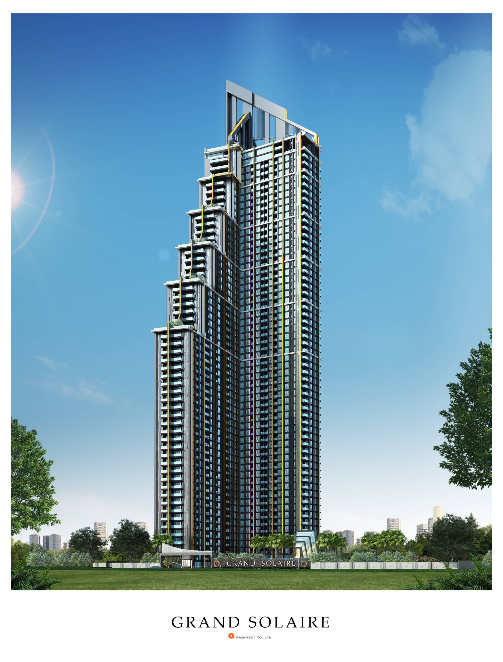 1-bedroom 29 sqm condo at Grand Solaire Pattaya for sale at 5.8MB. Fully furnished with panoramic ocean views and luxury facilities.