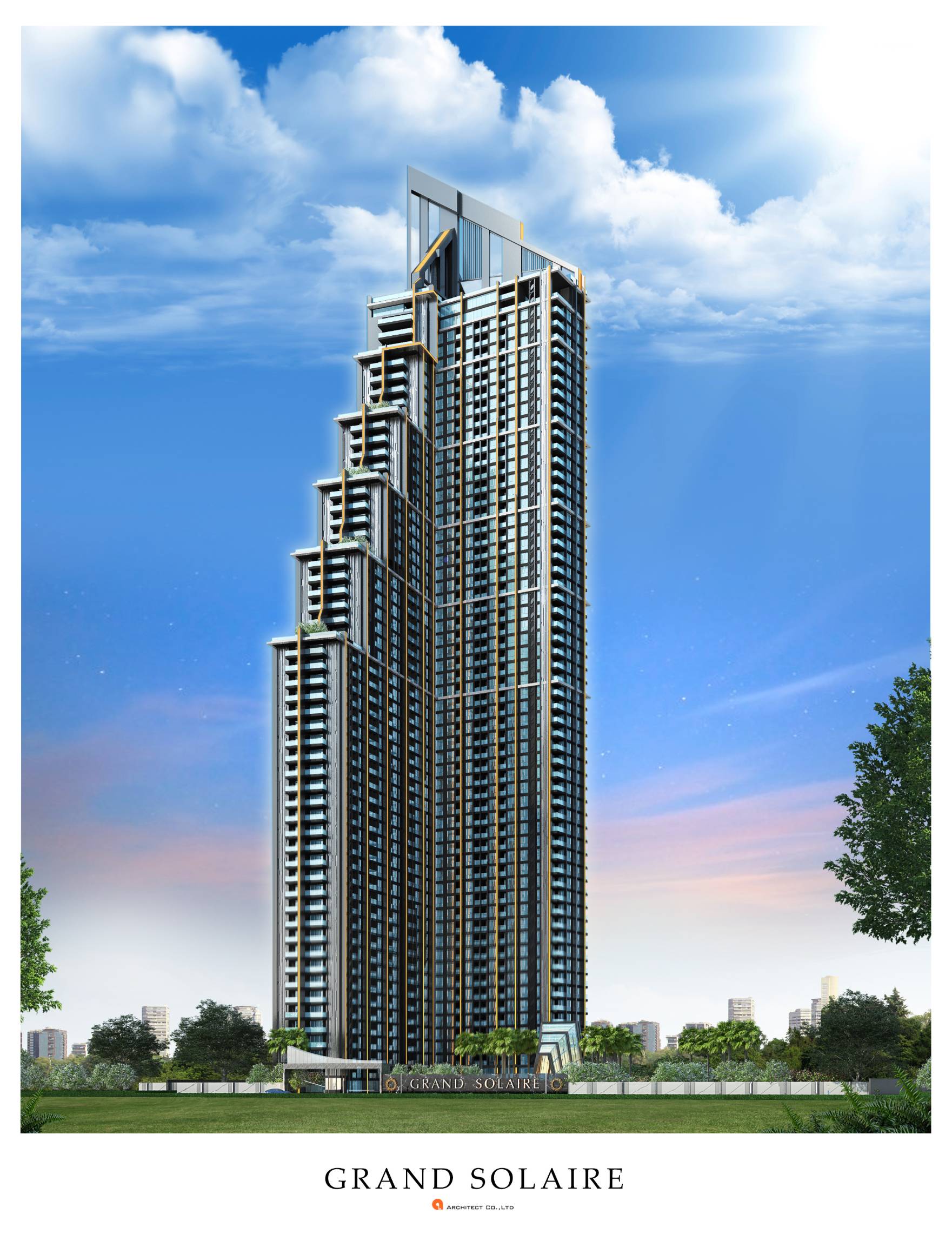 1-bedroom 29 sqm condo at Grand Solaire Pattaya for sale at 5.8MB. Fully furnished with panoramic ocean views and luxury facilities.