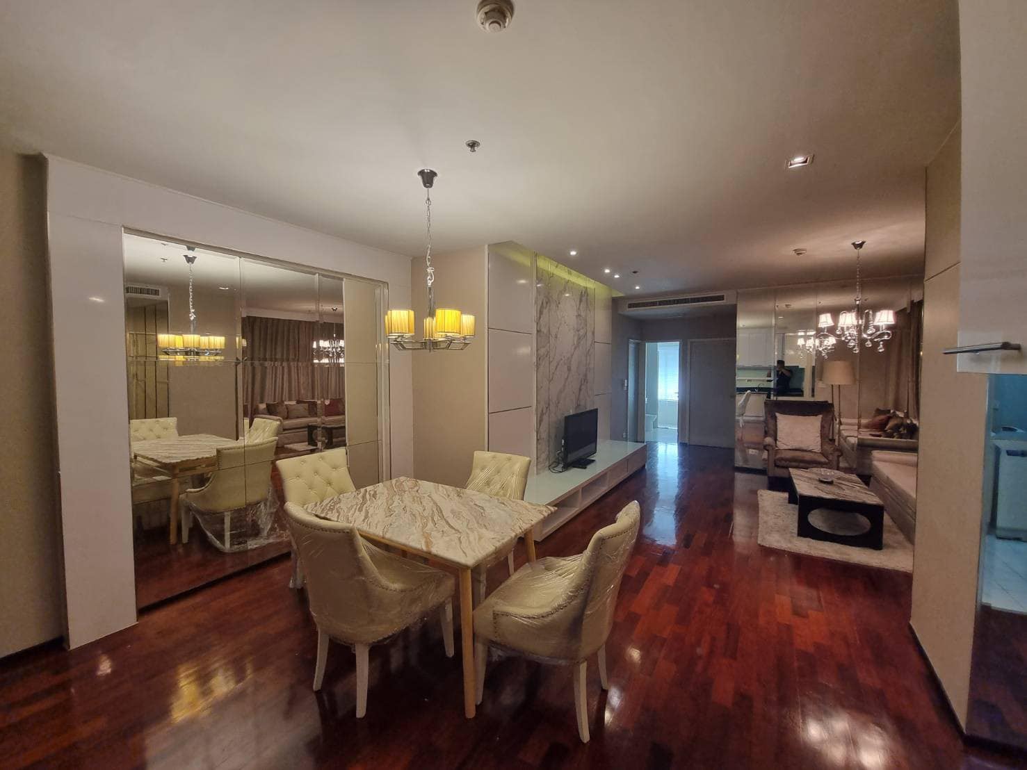 Explore this spacious 2-bed, 2-bath 115 sqm condo at Noble Ora, Thong Lo. Fully furnished, with amenities like a pool and gym. Rent for 55,000 Baht/Month.