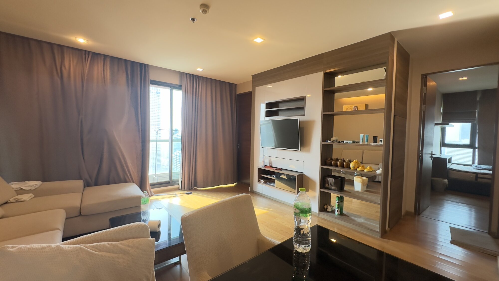 Luxury 2-bedroom condo at The Address Sathorn, 75 sqm, 36th floor, near BTS Chong Nonsi. Rent at 55,000 THB/month. Fully furnished with top amenities.