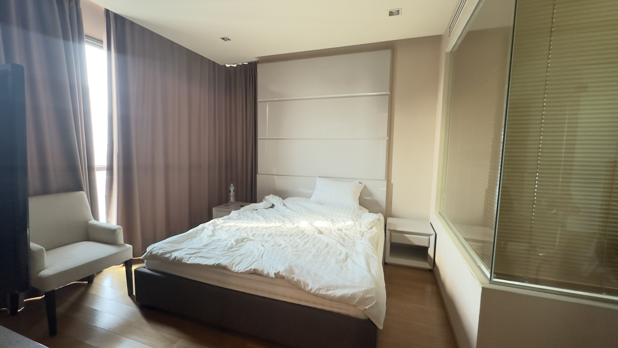 Luxury 2-bedroom condo at The Address Sathorn, 75 sqm, 36th floor, near BTS Chong Nonsi. Rent at 55,000 THB/month. Fully furnished with top amenities.
