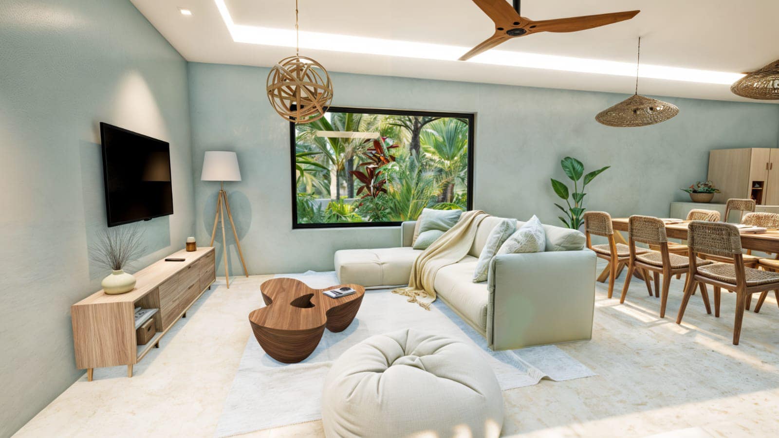 Customizable 4-bedroom villa in Maenam, Koh Samui with private pool and garden. Last plot available! Price: 12M THB. Ideal for living or investment.