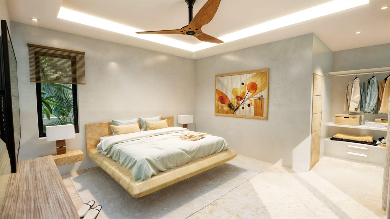 Customizable 4-bedroom villa in Maenam, Koh Samui with private pool and garden. Last plot available! Price: 12M THB. Ideal for living or investment.
