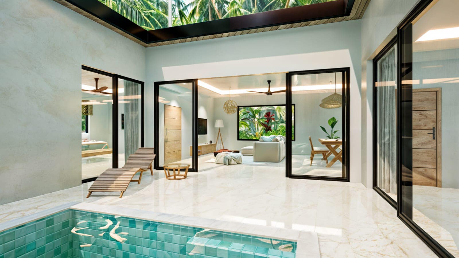 Customizable 4-bedroom villa in Maenam, Koh Samui with private pool and garden. Last plot available! Price: 12M THB. Ideal for living or investment.