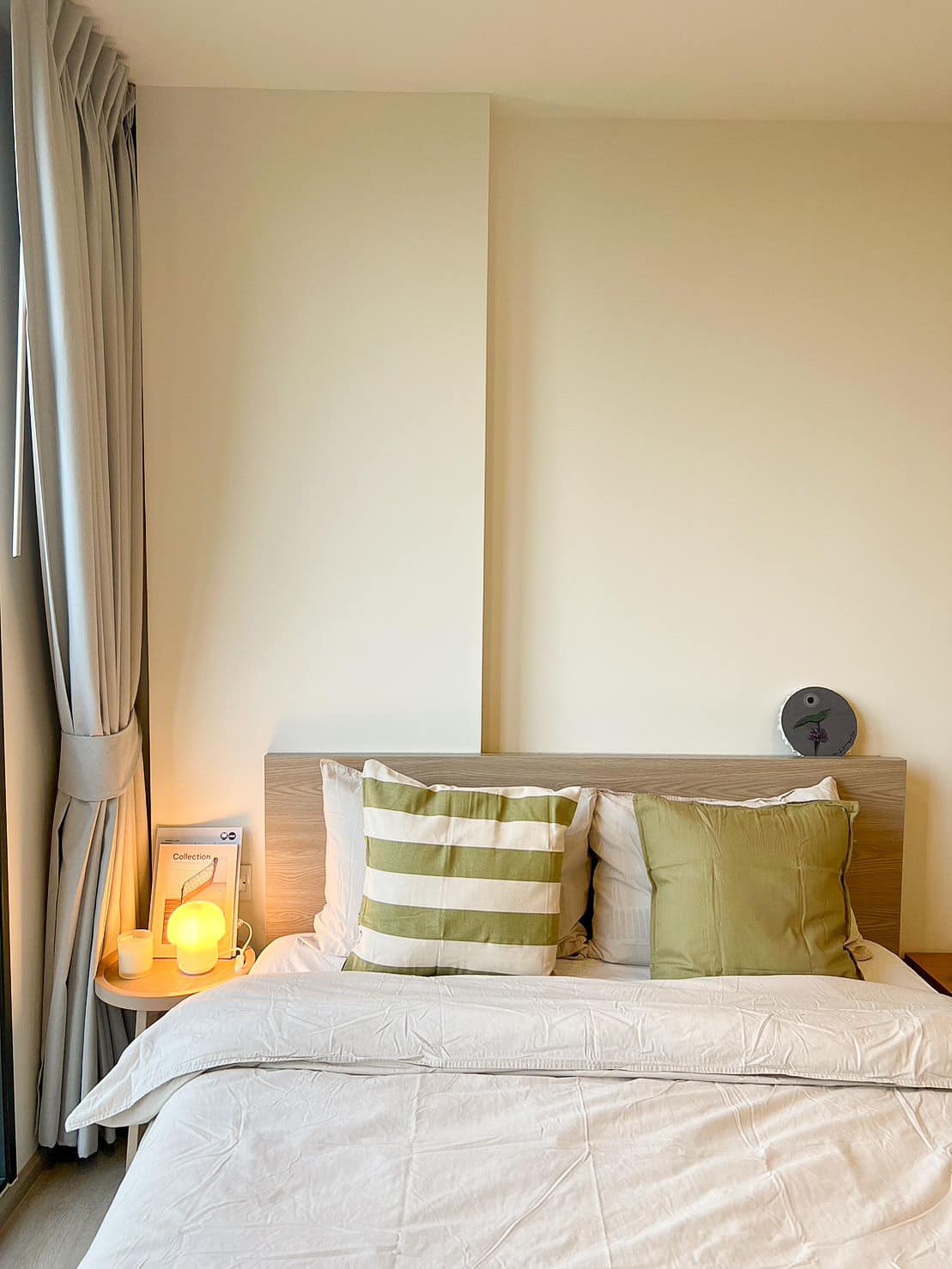 Modern 1-bedroom condo at Chambers On Nut Station. 27 sqm, 5th floor, near BTS On Nut. Sold with tenant, rental 16,000 THB/month. Price: 3.5M THB.