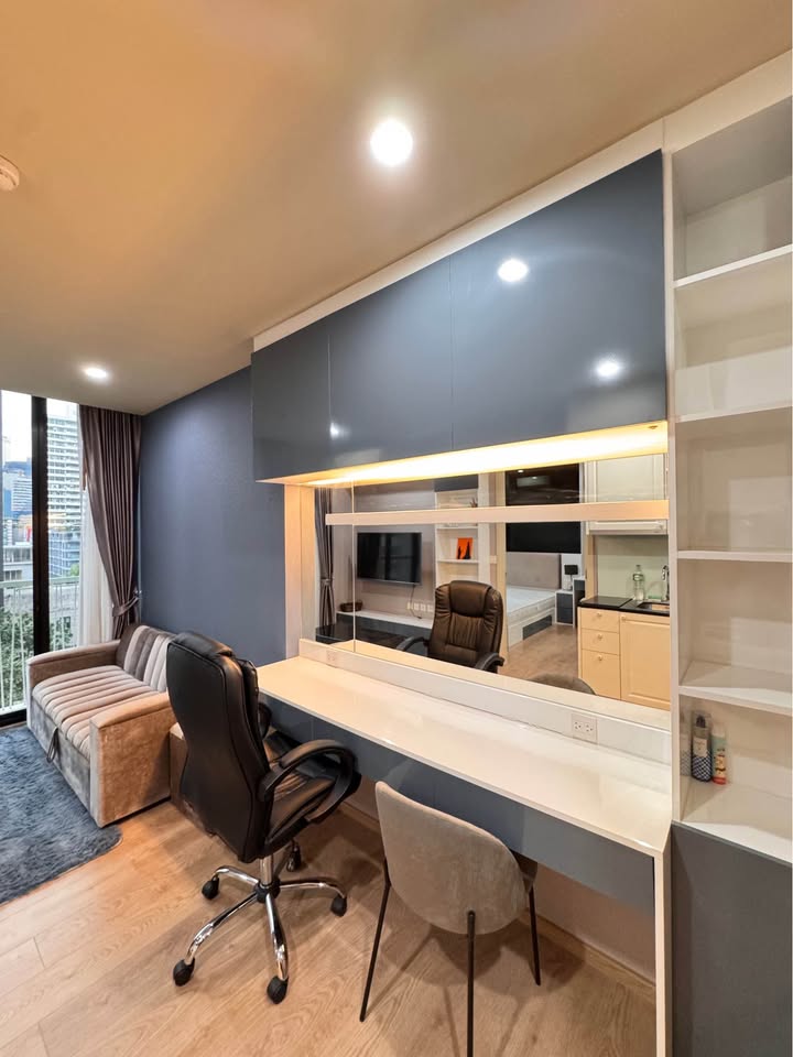 1-bedroom condo at Noble Recole Sukhumvit 19 for rent 25K/month or sale 6.5M THB. Fully furnished, near BTS Asok & MRT Sukhumvit. Move-in ready.