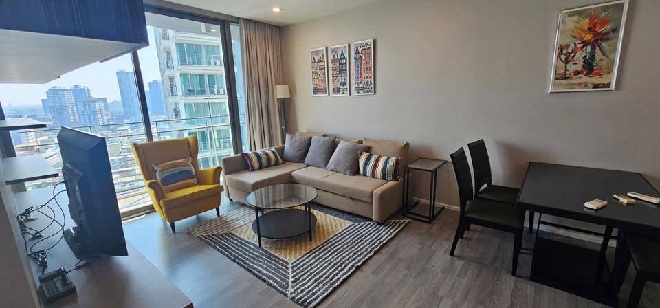 2-Bedroom, 2-Bathroom Condo for Rent at The Room Sukhumvit 69, 80 sqm, 55,000 THB/month, Near BTS Phra Khanong, Modern Living in Bangkok’s Prime Location.