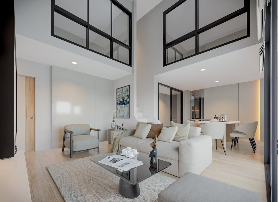 3-Bedroom, 2-Bath, 110 sqm Condo for Rent at One9five, MRT Rama 9 – ฿100,000/month, Fully Furnished