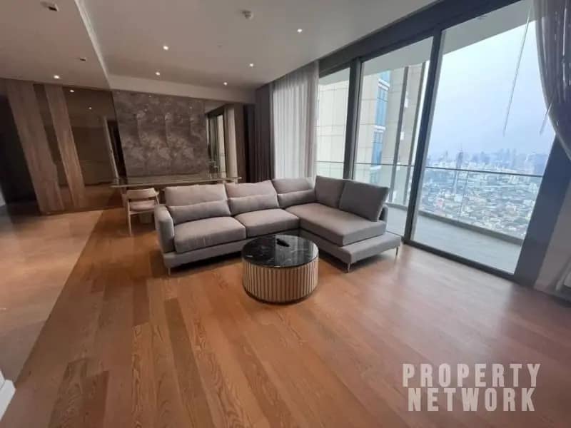 4 Bed, 3 Bath, 173.44 sqm Condo for Rent at Magnolias Waterfront Residences, BTS Krung Thon Buri, ฿180,000/month – Luxury Living with River Views