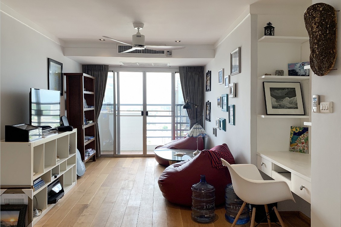 Spacious 3-bed 146 SQM condo at Waterford Diamond, 29th floor, fully furnished, prime Sukhumvit location. Rent 90K/month. Move-in April 2025. Contact now!