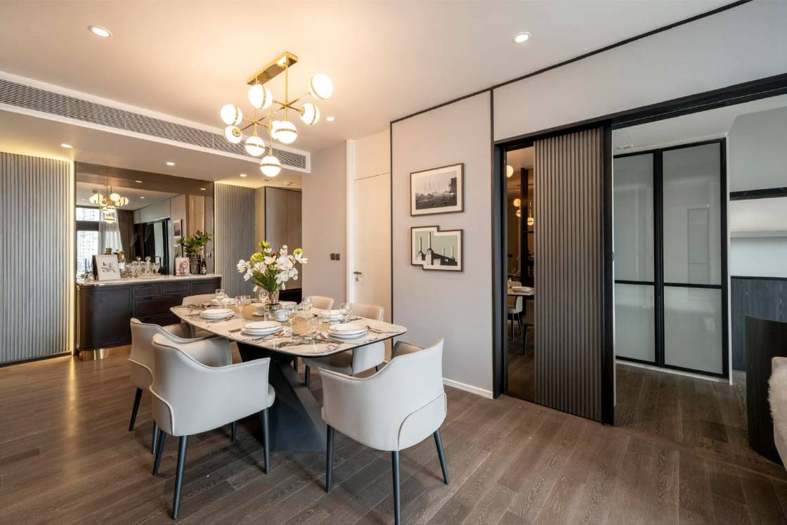 Luxury 2-bedroom condo at MUNIQ Sukhumvit 23, 86 sqm, 12th floor, prime Sukhumvit location. High-end facilities, near BTS Asoke. For rent at 100,000 THB/month.