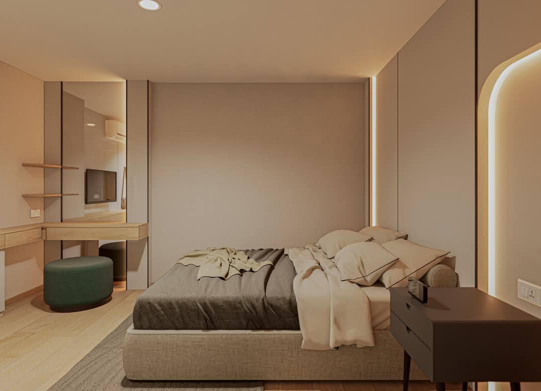 Spacious 3-bed, 2-bath condo at One9Five Asoke-Rama 9 for rent. Fully furnished, 110 sqm, luxury facilities, near MRT Rama 9. Rent: 100,000 THB/month.