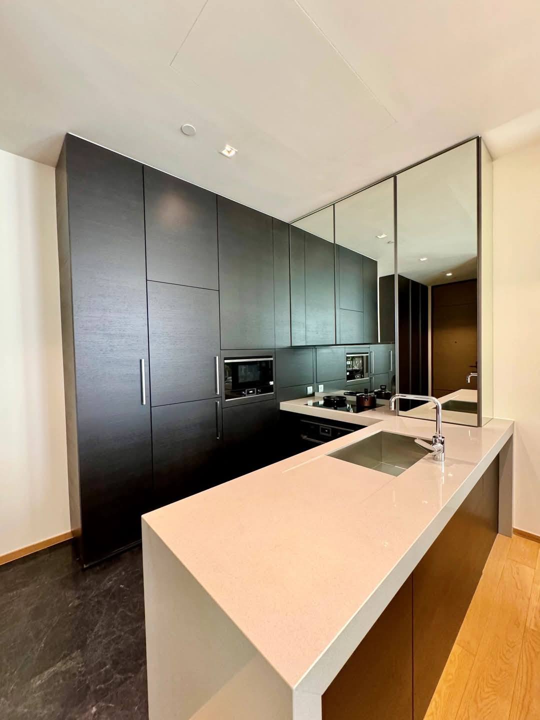 Luxury 2-bed 2-bath condo at 28 Chidlom, 74 sqm, fully furnished, near BTS Chidlom. For rent at 85K/month. Premium facilities and prime location.