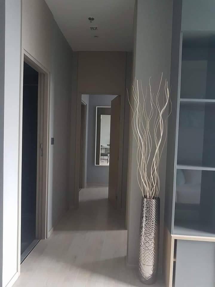 Spacious 2BR 2BA condo at M Thonglor 10, 57.5 sqm, 18th floor, fully furnished, near BTS, pet-friendly, rent 45,000 THB/month, move-in April 2025.