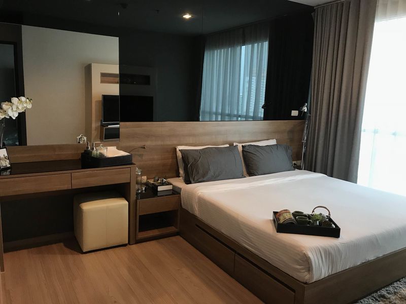 Rent a 2 bed, 2 bath 65.84sqm unit at Rhythm Sathorn 21 for ฿45K/month. Prime location near BTS, modern design, full amenities.