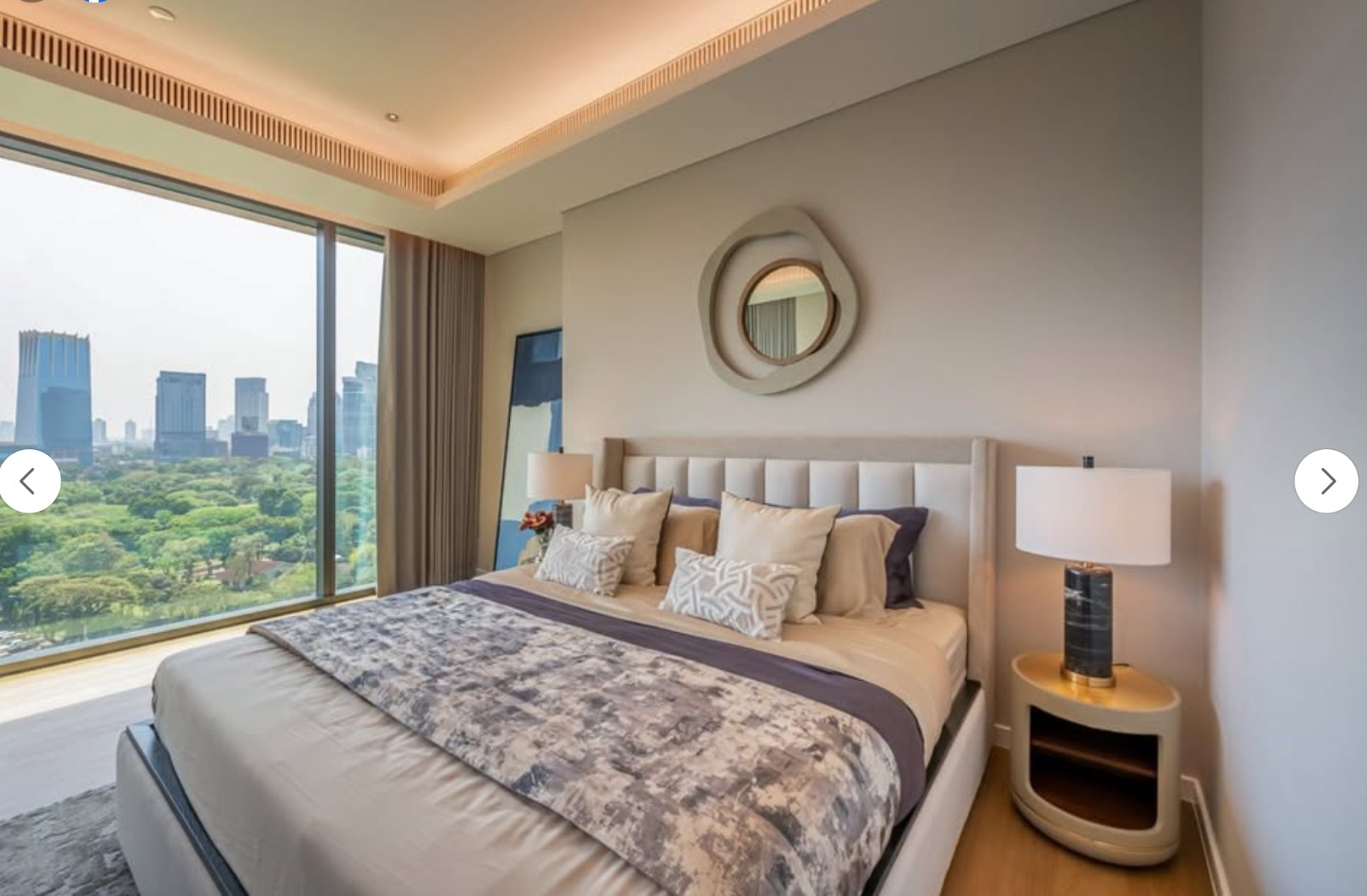 1-Bed 1-Bath 87 sqm Condo at SINDHORN TONSON – THB 140K/Month – Near BTS Chit Lom & MRT Silom – Ultra-Luxury with Lumpini Park Views