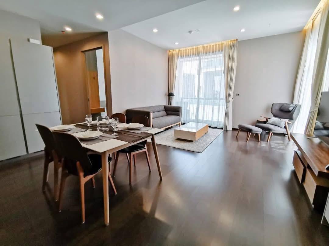 Luxury 2 bed, 2 bath condo at The XXXIX by Sansiri, 84 sqm, near BTS Phrom Phong. Fully furnished, great views. Rent: ฿80,000/month. View today!