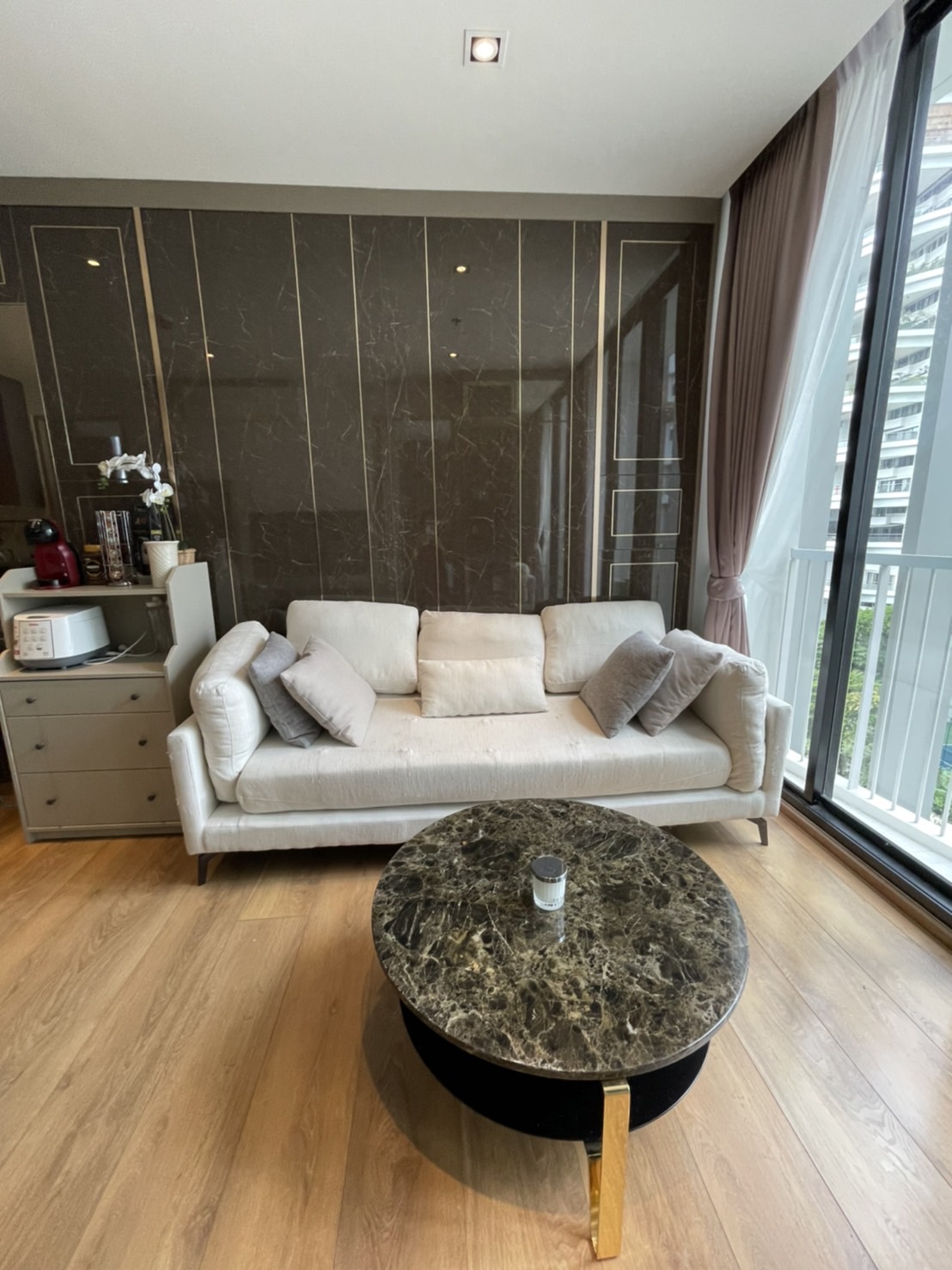 Luxury 2BR condo at Park Origin Phrom Phong. 52.5sqm, furnished, BTS 550m, top amenities, garden view. Rent ฿42K. Sale ฿11M. Contact us today!