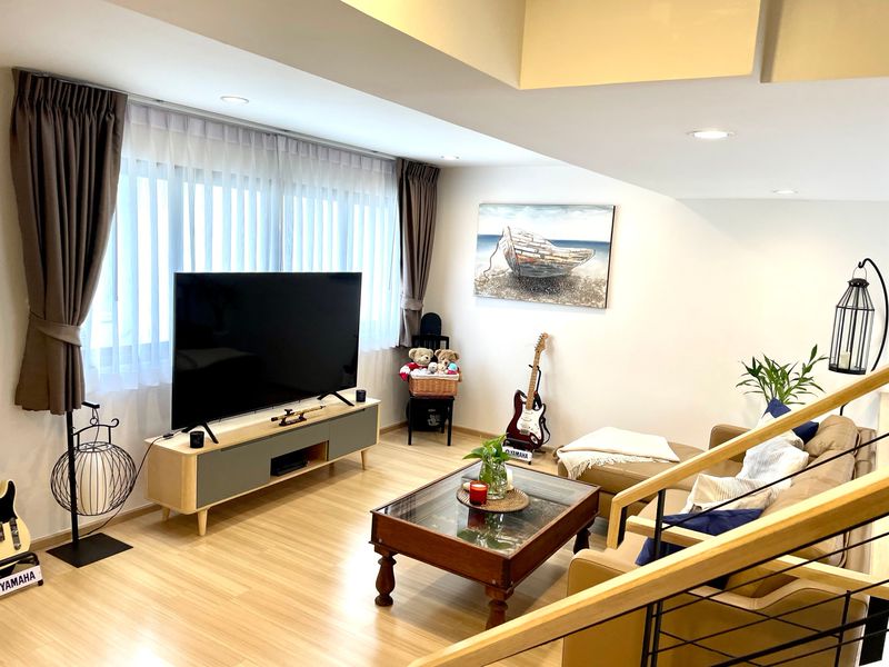 3-Bed 4-Bath 220 sqm Townhome for Rent at Moo Baan Shizen, Near BTS On Nut – 100,000 THB/Month