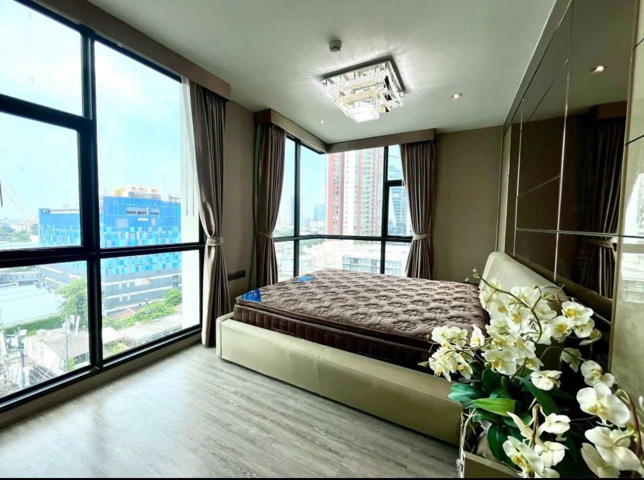 2-Bed 2-Bath 80 sqm Rhythm Ekkamai Condo near Ekkamai BTS for Rent 80K THB