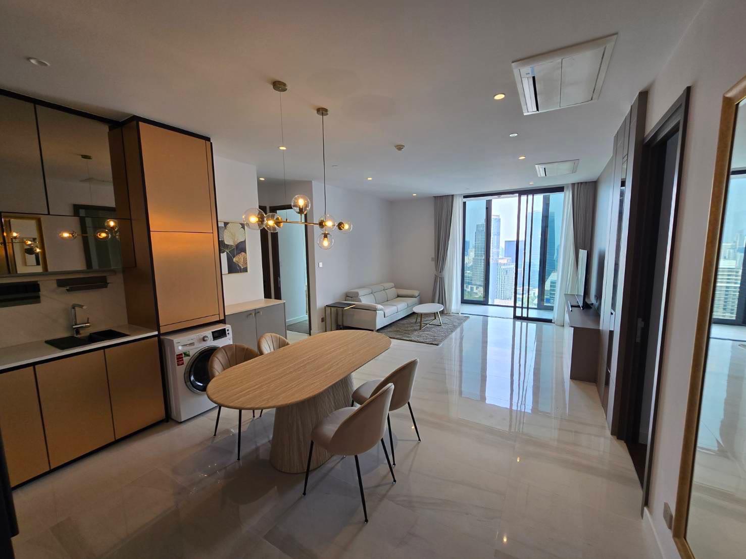 3BR, 2BTH Condo, 100 SQ.M, 120,000 THB/Month, Supalai Icon Sathorn, Near BTS Surasak, For Rent