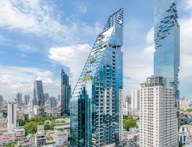 2BR, 3BTH Condo, 135 SQ.M, ฿165,000/Month, Tait Sathorn 12, 200m to BTS Saint Louis, For Rent