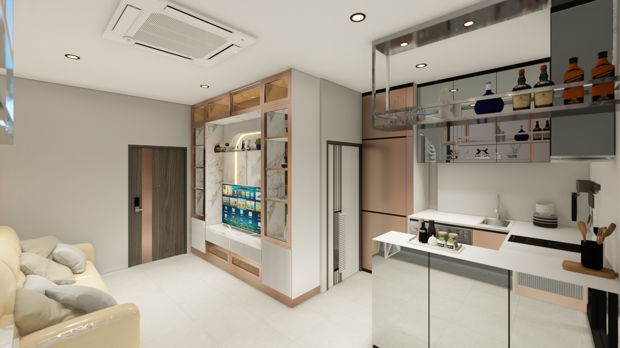 1-Bed 1-Bath 45 sqm Supalai Icon Sathorn Condo Near BTS Chong Nonsi for Rent 60K THB