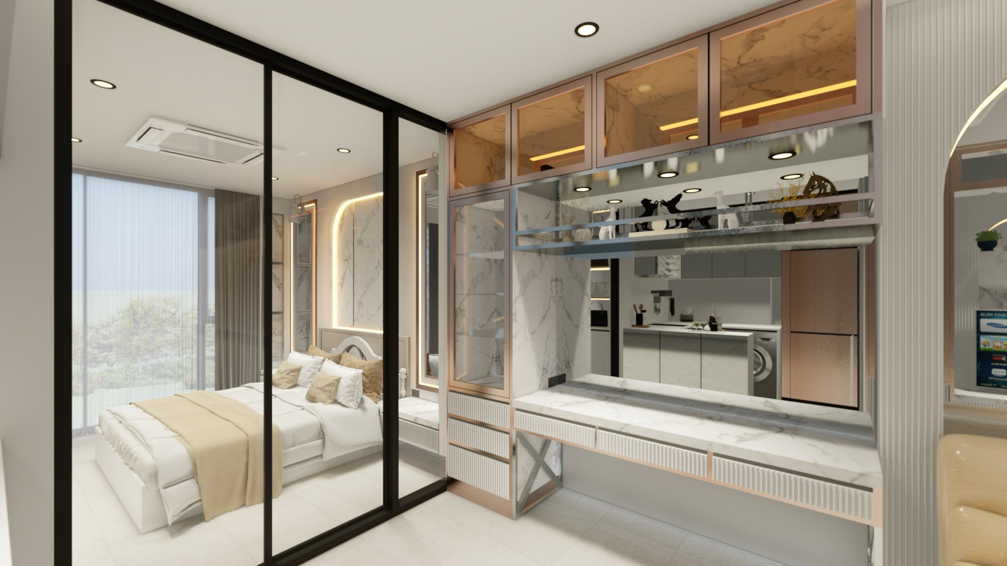 1-Bed 1-Bath 45 sqm Supalai Icon Sathorn Condo Near BTS Chong Nonsi for Rent 60K THB