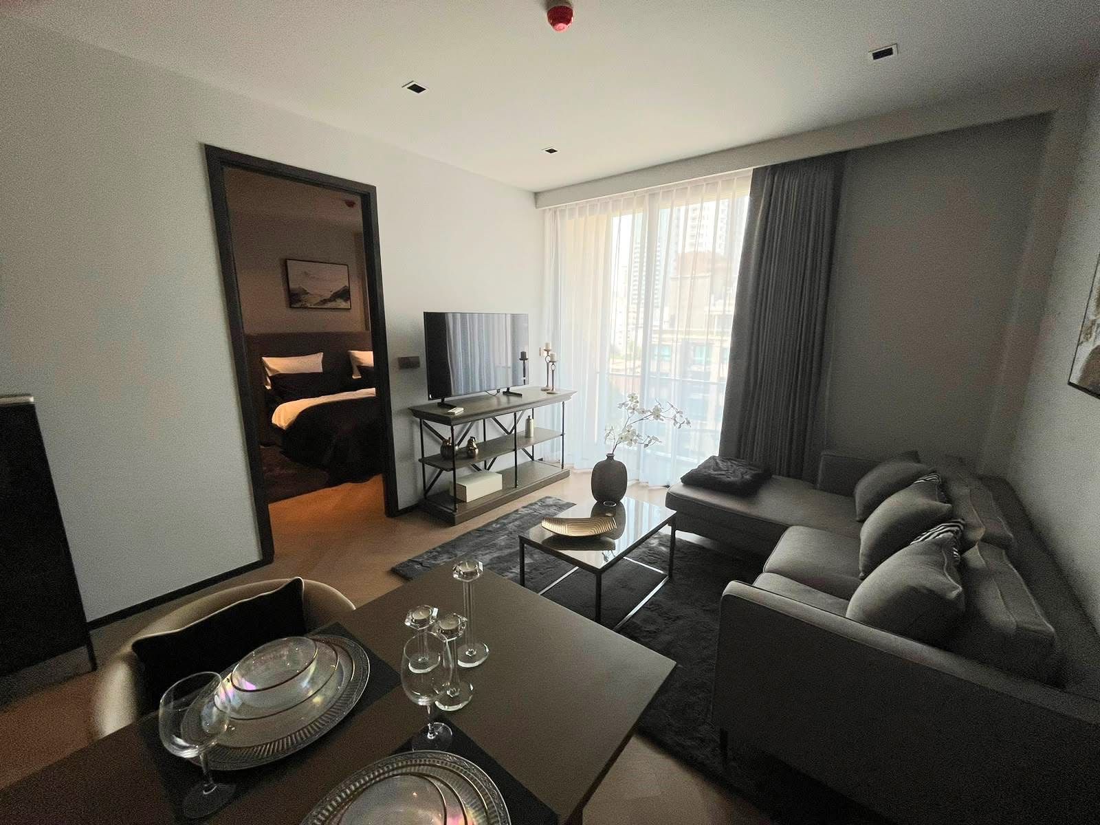 1-Bed 1-Bath 49 sqm Condo at THE RESERVE 61 HIDEAWAY near BTS Ekkamai for Rent 55K THB