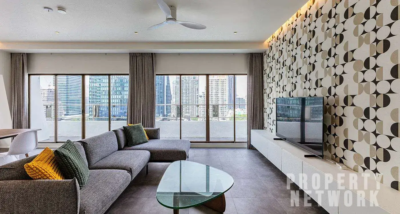 1-Bed 2-Bath 129 sqm Diamond Tower Condo near BTS Chong Nonsi for Sale 15.5M THB